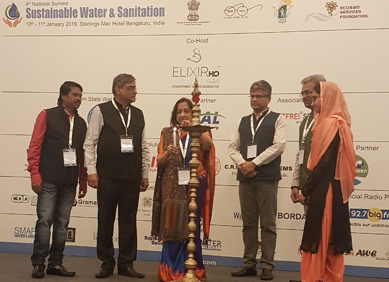 Inauguration of the 4th National Summit on Sustainable Water & Sanitation in Bengaluru, 10-11 January 2019