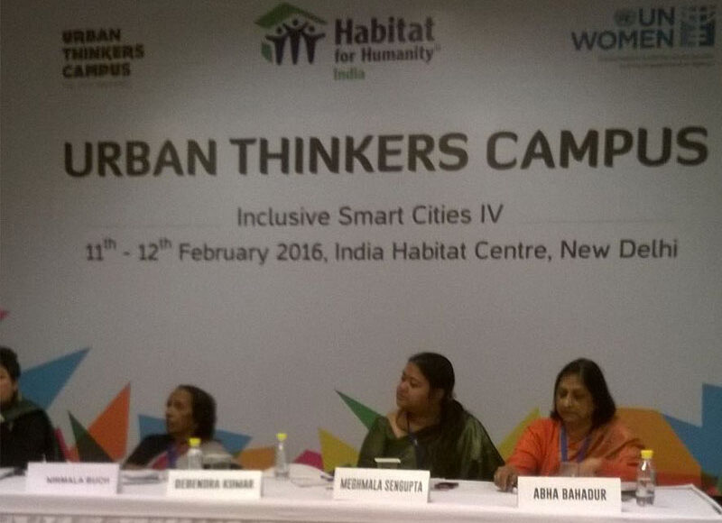 Urban Thinkers Campus at India Habitat Centre, New Delhi from February 11-12, 2016.