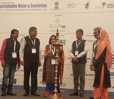 Inauguration of the 4th National Summit on Sustainable Water & Sanitation in Bengaluru, 10-11 January 2019