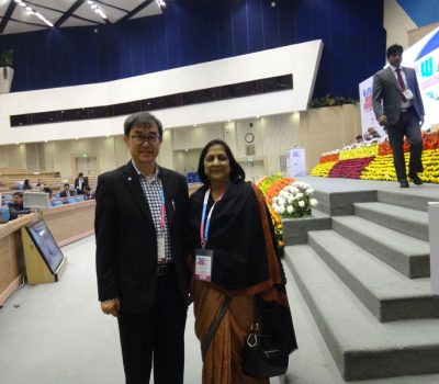 With Mr. Jack Sim, Founder, Worrld Toilet Organisation, at World Toilet Summit 2015 in New Delhi